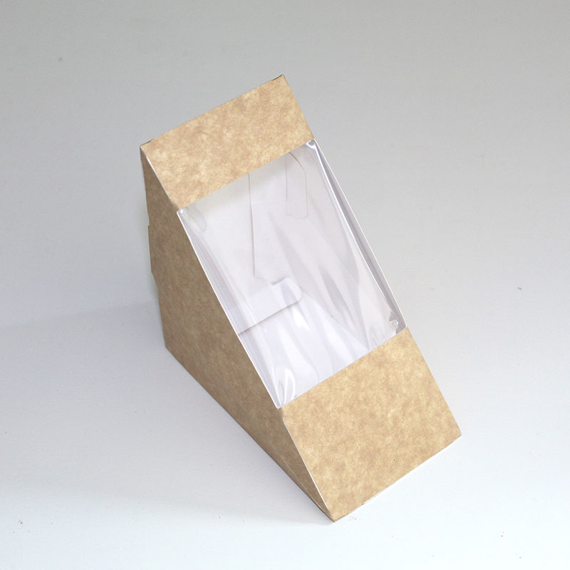 Triangle Sandwich Box with  window