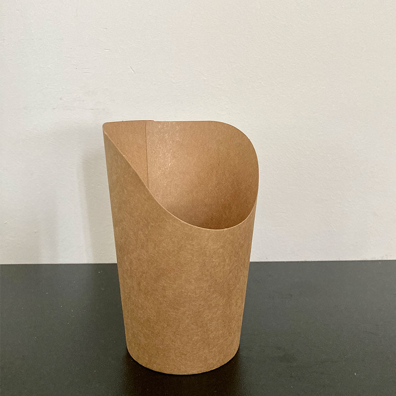 8oz kraft  fries scoop cup