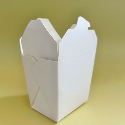 16OZ  Square White Noodle Box