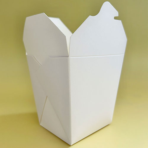 32OZ  Square White Noodle Box