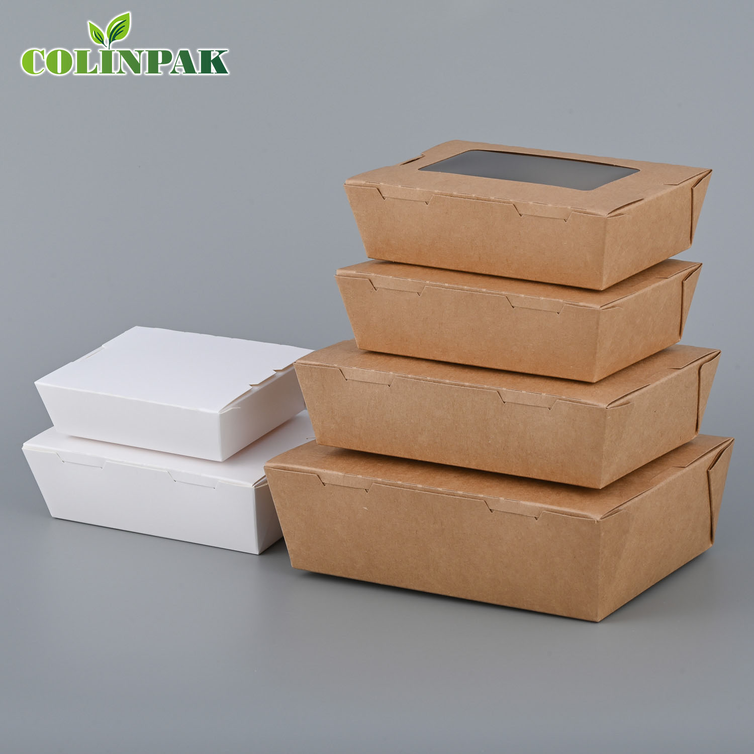 Natural Kraft  Lunch Box With 1 Window