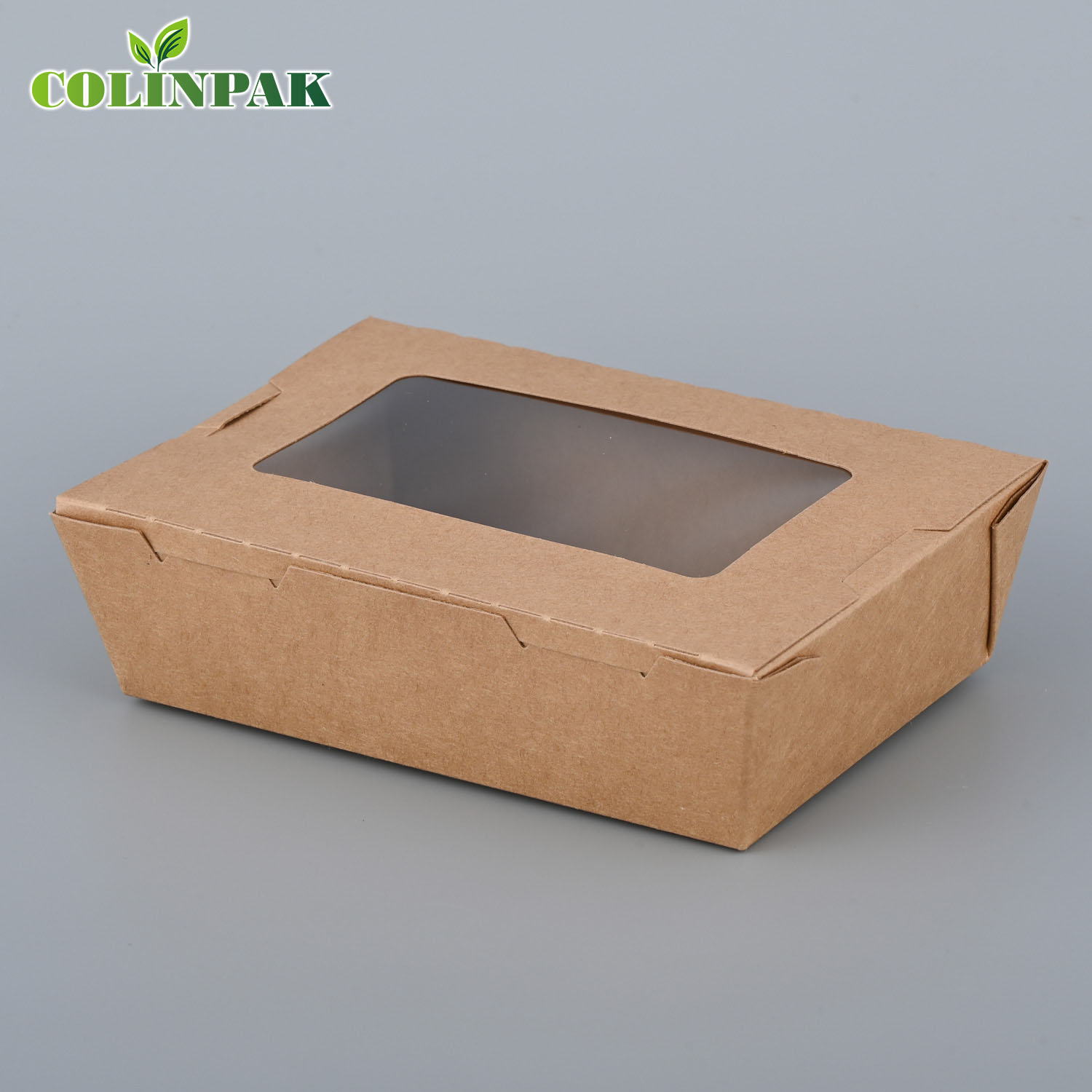 Natural Kraft  Lunch Box With 1 Window