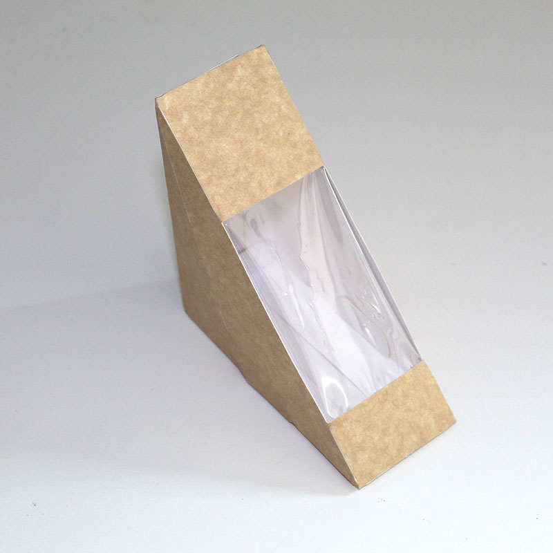 Triangle Sandwich Box with  window